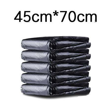 黑色平口式垃圾袋45*70cm 100个/捆*40捆=4000个/大袋
