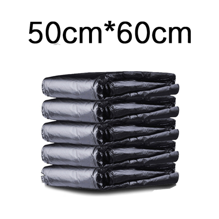 黑色平口式垃圾袋50*60cm 80个/捆*80捆=6400个/大袋